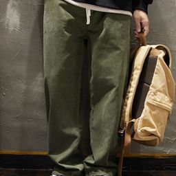KPOP Men Comfort Mid-Rise Loose Fit Trousers-image-78