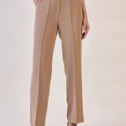 PowerSutra Women Mid-Rise Relaxed Straight Fit Trousers-image-68