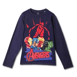 Wear Your Mind Boys Avengers Printed Applique T-shirt-picture-23
