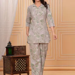 CORSICA Floral Printed Tunic with Trousers Co Ord Set-picture-26