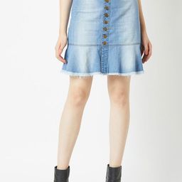 Miss Chase Mini Straight Denim Skirt-picture-19