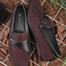 Mast & Harbour Men Suede Loafers-picture-46