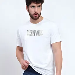 SZN Printed Round Neck Pure Cotton T-shirt-picture-4