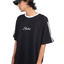 SKATRD Men Printed Polo Collar Drop-Shoulder Sleeves Pockets T-shirt-image-43