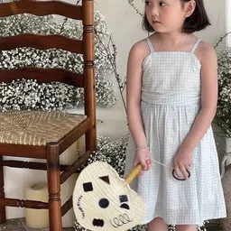 LULU & SKY Checked Fit & Flare Dress-picture-51