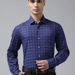 Arrow Slim Fit Formal Cutaway Collar Pure Cotton Shirt-picture-36