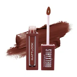 MATTLOOK Stayxtend Non Sticky Lip Mousse Enriched With Vitamin E - 4 ml- Choco Latte-23 image 1