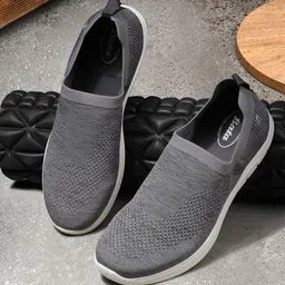 Bata Men Synthetic Woven Design Slip-On Sneakers-97