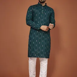 Moda Rapido Men Embroidered Thread Work Kurta-picture-12