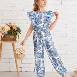BAESD Girls Printed Basic Jumpsuit-image-30