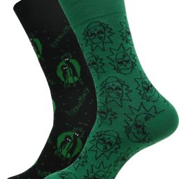 Rick & Morty Men Printed Mid-Calf/Crew-24