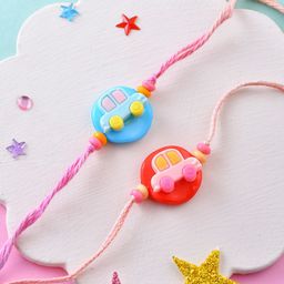 Aapno Rajasthan 4-Pcs Rakhi Greeting Cards & Roli Chawal-image-11