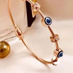 DIVASTRI Women Antique Rose Gold-Plated Cuff Bracelet-picture-10