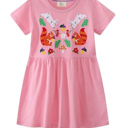 LULU & SKY Girls Embroidered Nightdress-image-89