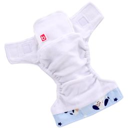 Babyhug Reusable Cloth Diaper With SmartDry Abstract Print  - Blue image 4