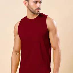Friskers Round Neck Pure Cotton Gym Vest 170725AE-14-image-68