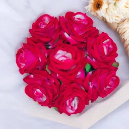 GADINFASHION Women Rose Flower Bridal Hair Bun Juda Gajra Hair Accessory Set-image-73