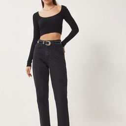 Happiness istanbul Women Regular Fit Mid-Rise Pure Cotton Jeans-image-34