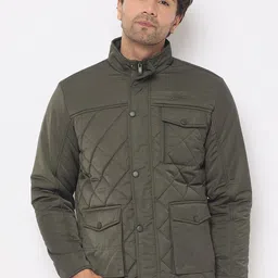 Duke Men Colourblocked Quilted Jacket-picture-55