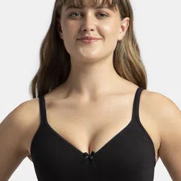 Jockey Wirefree Non Padded Super Combed Cotton Stretch Medium Coverage Everyday Bra-1722-picture-48