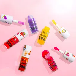 BLUR INDIA Set Of 2 It's Giving Honey Lip Oil With Darker Than My Ex'S Soul Kajal Combo-35