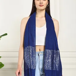 Ravaiyaa Women Zari Scarf-image-8