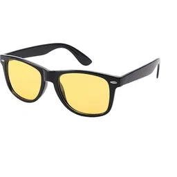 Arzonai Yellow Lens & Black Rectangle Sunglasses with UV Protected Lens-picture-29