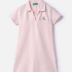 United Colors of Benetton Girls Striped T-shirt Dress-picture-43