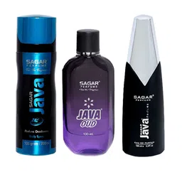 SAGAR PERFUMERY Set Of 3 Java & Java Combo Eau De Parfum & Deodorant Spray & Perfume Combo image 2
