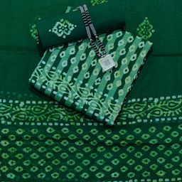 Farooq Dyeing Batik Printed Pure Cotton Unstitched Dress Material-image-78