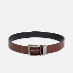 Peter England Men Tang Closure Textured Reversible Formal Belt-picture-45