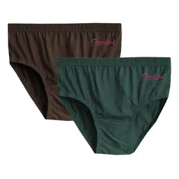 Cupatex Girls Pack of 2 Pure Cotton Hipster Briefs CP_PLAIN_P2_6Yrs-43
