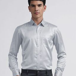 OTTO Men Trim Slim Fit Opaque Casual Shirt-image-89