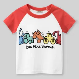 INCLUD Boys Graphic Printed Round Neck Raglan Sleeves T-shirt-image-42