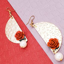 ZIVOM Geometric Drop Earrings-image-90