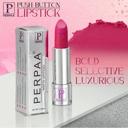 PERPAA Set of 2 Push Button Matte Lipstick 3.5g each - Matte Brown 167 & Matte Pink 175 image 5