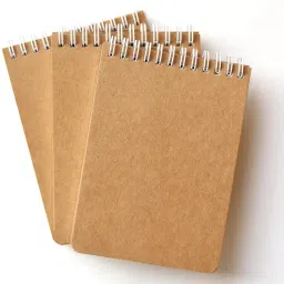 Spiral Eco- Friendly Notepad A6 Note Pad Blank 100 Pages-image-59