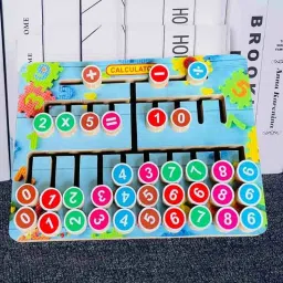 plus shine Maze Puzzle Learning Math Calculation Board Number Counting Calculator Board image 5