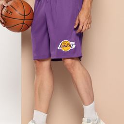 NBA Men Printed Los Angeles Lakers Sports Shorts-53