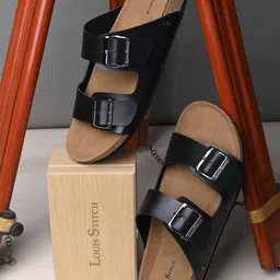 LOUIS STITCH Men PU Comfort Sandals-28