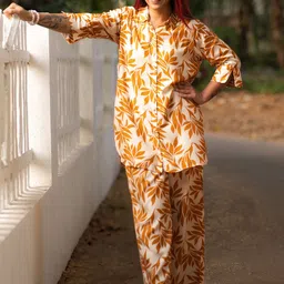 Libas Printed Tunic & Palazzo Co-Ords-image-98