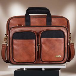 LOREM Unisex Textured Laptop Bag Up to 16 inch-22