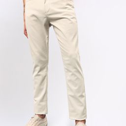Beyoung Men Mid-Rise Easy Wash Pure Cotton Chinos-image-41