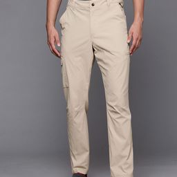 Columbia Men Solid Slim Fit Cargos Trousers-image-88