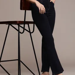 French Connection Women Bootcut Stretchable Mid-Rise Jeans-image-16