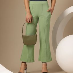Chemistry Women Classic Loose Fit High-Rise Easy Wash Trousers-picture-14
