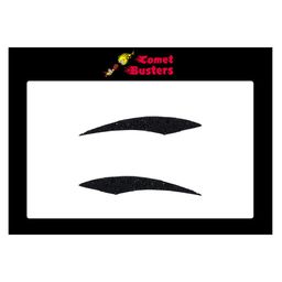 Comet Busters Black Glitter Eyeliner Stickers-42