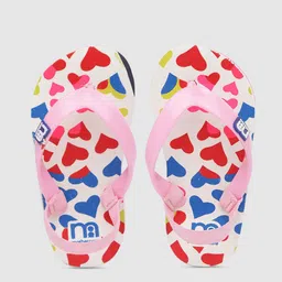 mothercare Girls Multicoloured Printed Rubber Thong Flip-Flops with Back Strap-image-28
