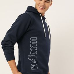 Mast & Harbour Typography Self Design Hooded Sweatshirt-picture-27