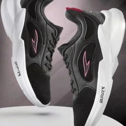 Asian Women's Black Running Shoes-picture-22